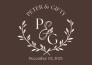 design a clean wedding monogram, logo in 24 hours